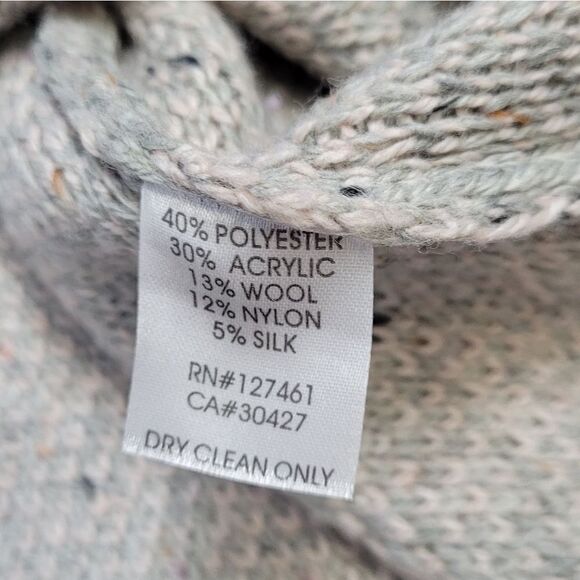 WILDFOX built in a day distressed Venice Canal oversized pink gray sweater XS - Picture 8 of 11